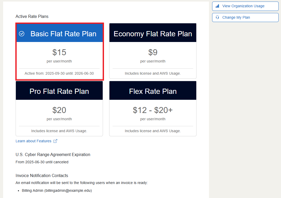 The active plan will be first in the list of plans.