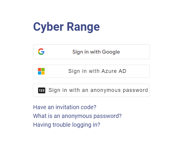 The authentication providers are positioned in the order: Google, Azure AD.