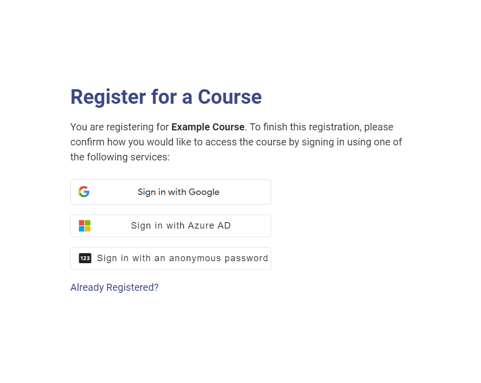 The options for OpenID are as follows: Google, Azure AD
